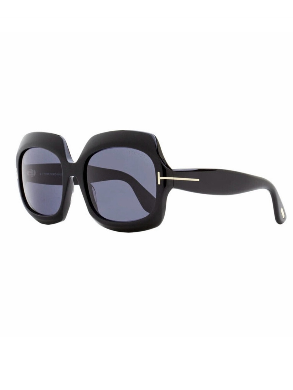 NEW Tom Ford FT1155 01A Shiny Black Sunglasses Authentic